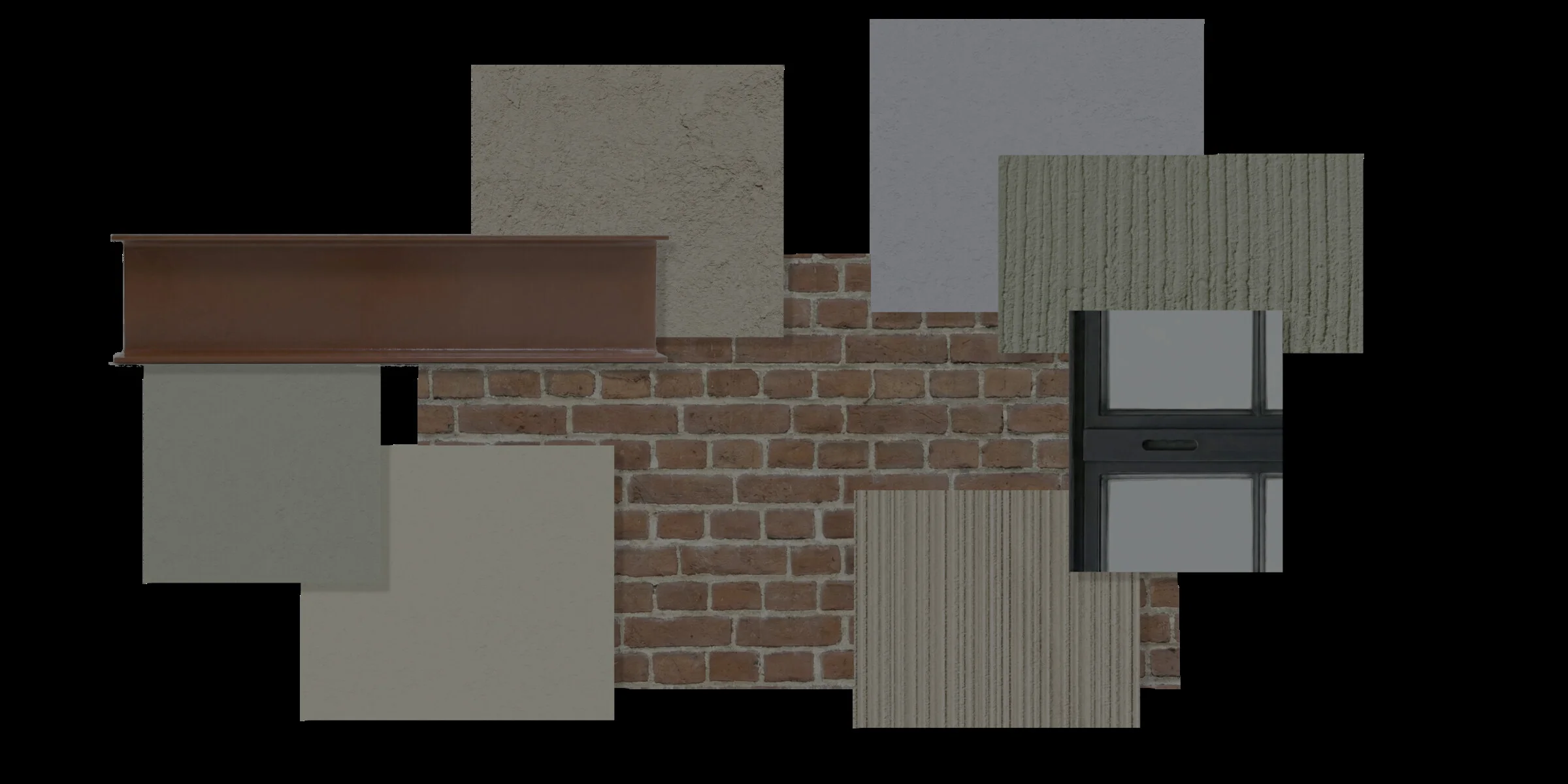 Materialcollage